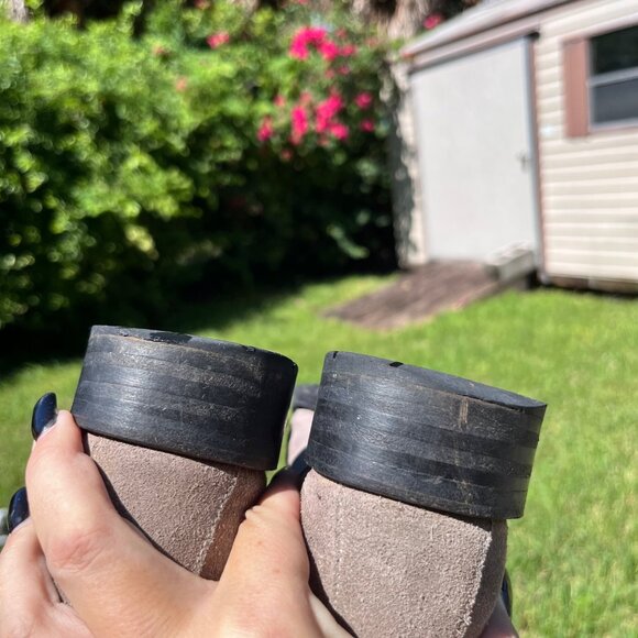 Sylven New York Gray Suede Leather Chelsea Ankle Boots Size 7.5 - Picture 7 of 9